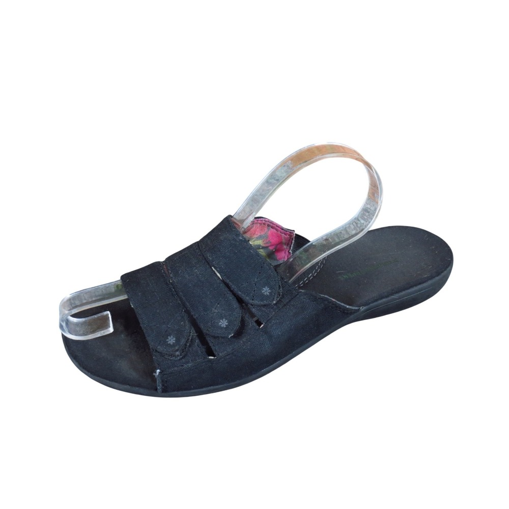 Grasshoppers Horizon Slide Women Shoe Size 7M Walking Sandal Black EF24238